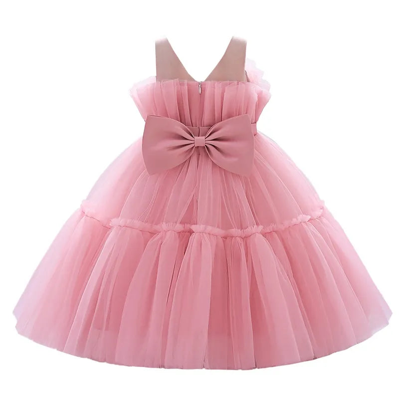 Vestido Infantil Feminino Tule Hanna | 1-13 Anos - Ama Mamma