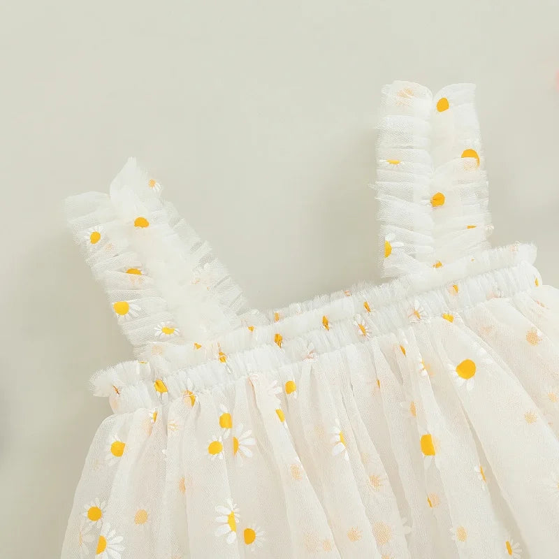 Vestido Infantil Floral em Tule Ama Mamma - Ama Mamma