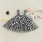 Vestido Infantil Floral em Tule Ama Mamma - Ama Mamma
