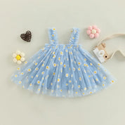 Vestido Infantil Floral em Tule Ama Mamma - Ama Mamma