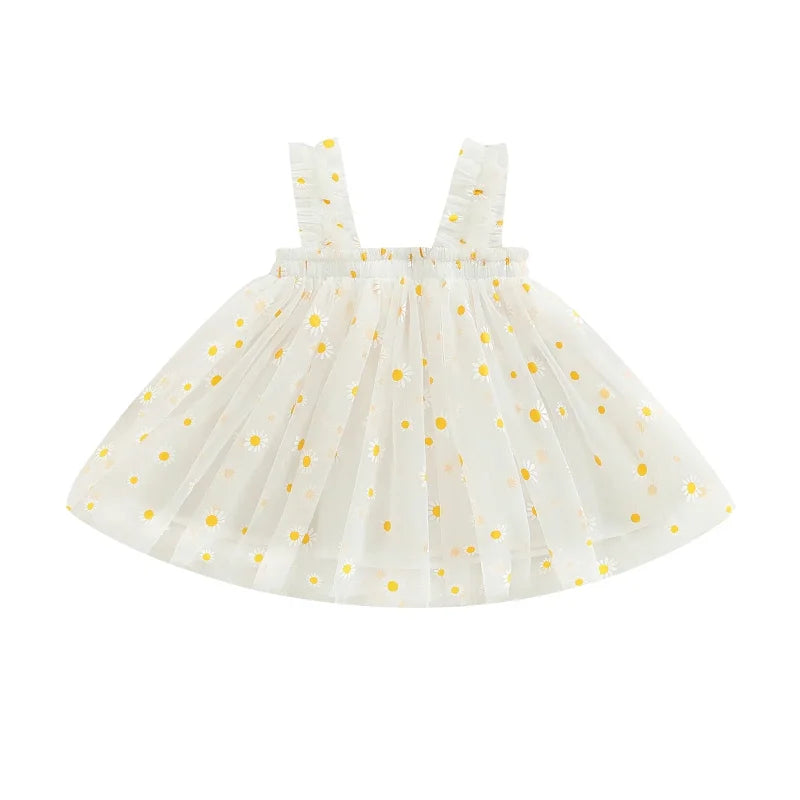 Vestido Infantil Floral em Tule Ama Mamma - Ama Mamma