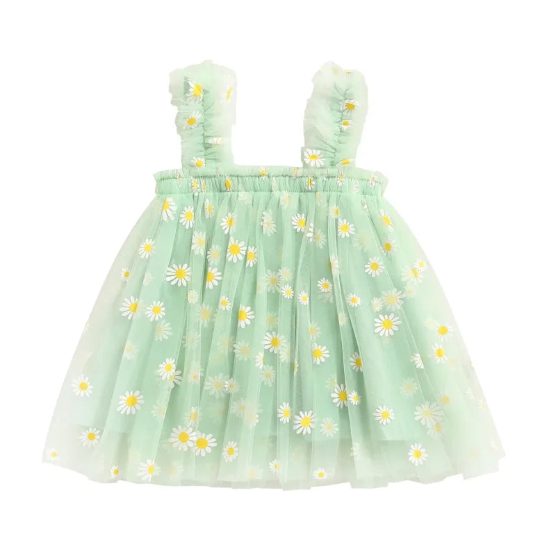 Vestido Infantil Floral em Tule Ama Mamma - Ama Mamma