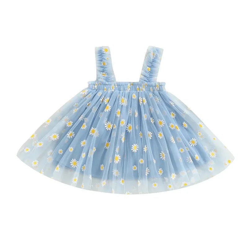 Vestido Infantil Floral em Tule Ama Mamma - Ama Mamma