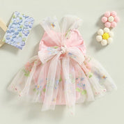 Vestido Tule Flores - Ama Mamma