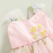 Vestido Tule Flores - Ama Mamma