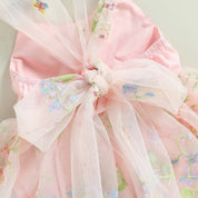 Vestido Tule Flores - Ama Mamma