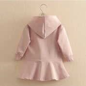 Vestido de Moletom Elegante com Capuz Sofia para Meninas Ama Mamma - Ama Mamma