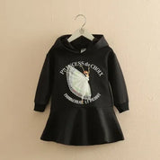Vestido de Moletom Elegante com Capuz Sofia para Meninas Ama Mamma - Ama Mamma