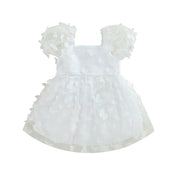 Vestido Tule Borboletinhas Manga | 6-4 Anos - Ama Mamma