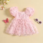 Vestido Tule Borboletinhas Manga | 6-4 Anos - Ama Mamma