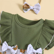 Vestido Tule Bordado Laço | 0-24 Meses - Ama Mamma