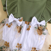Vestido Tule Bordado Laço | 0-24 Meses - Ama Mamma
