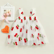 Vestido Tule Cerejinha - Ama Mamma