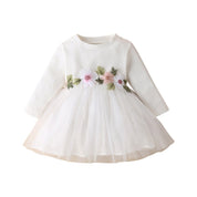 Vestido Tule Floral | 0-24 Meses - Ama Mamma