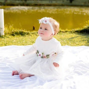 Vestido Tule Floral | 0-24 Meses - Ama Mamma