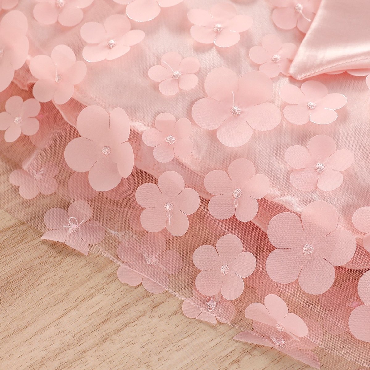 Vestido Tule Florzinhas | 0-3 Anos - Ama Mamma