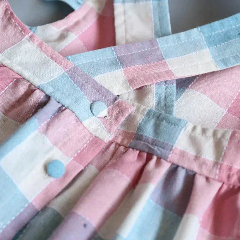 Vestido Xadrez Elegante Ama Mamma - Ama Mamma
