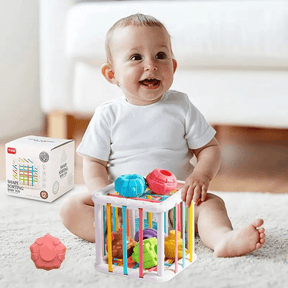 Brinquedos Montessoriano | Blocos de Forma Colorida - 0~36 meses - Ama Mamma