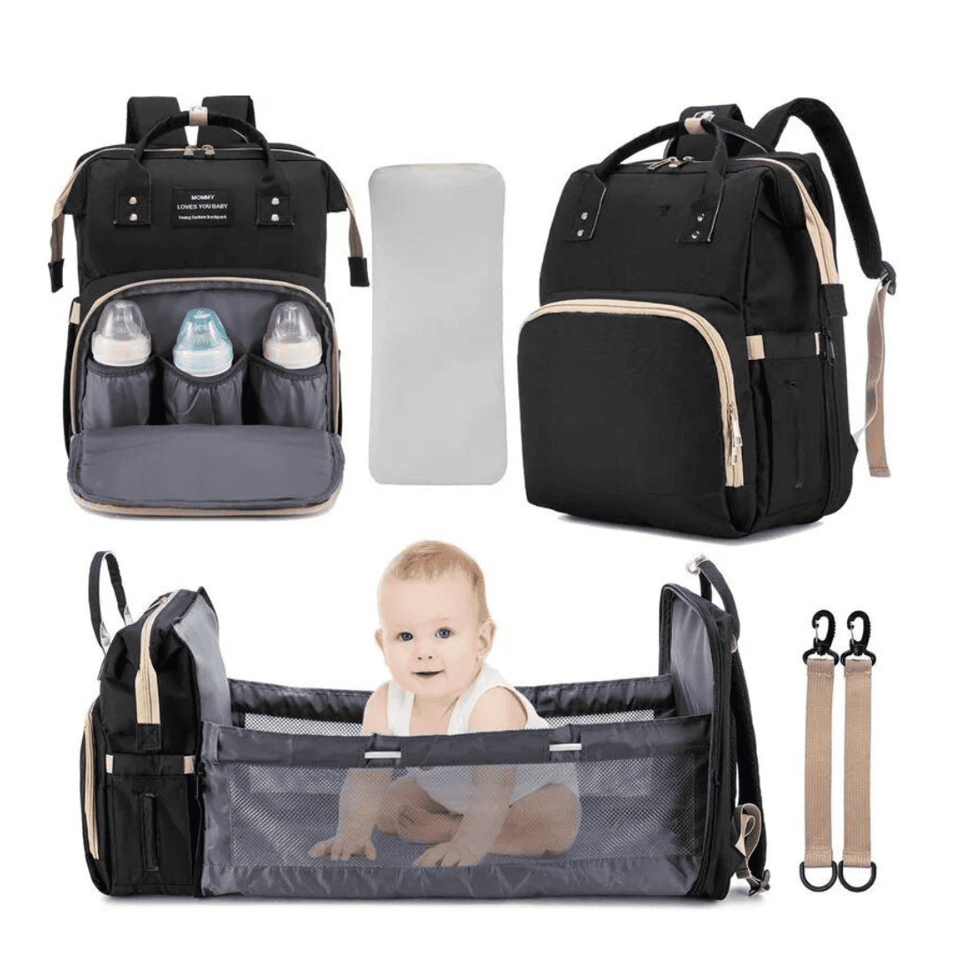 Bolsa Maternidade com Bercinho Acoplado - Ama Mamma