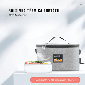 Bolsinha Térmica com Aquecedor 8L 12V - Ama Mamma