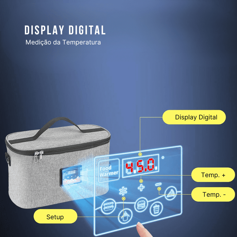 Bolsinha Térmica com Aquecedor 8L 12V - Ama Mamma