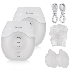 Bombinha de Tirar Leite Elétrica 180ml + 10 Sacos Armazenamento Leite - Ama Mamma