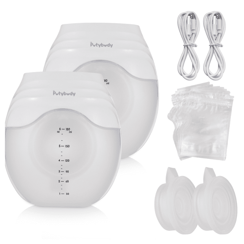 Bombinha de Tirar Leite Elétrica 180ml + 10 Sacos Armazenamento Leite - Ama Mamma