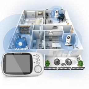 Babá Eletrônica Sem Fio com Visão Noturna - Ama Mamma