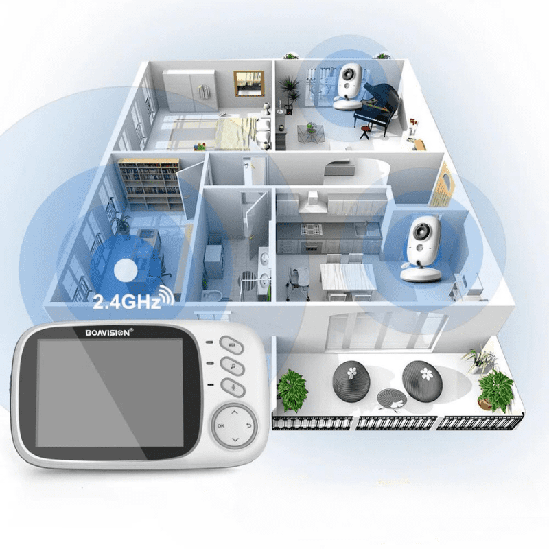 Babá Eletrônica Sem Fio com Visão Noturna - Ama Mamma