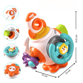 Brinquedos Montessoriano | Desenvolvimento Sensorial Cubo 6 x 1 - 0~36 Meses - Ama Mamma