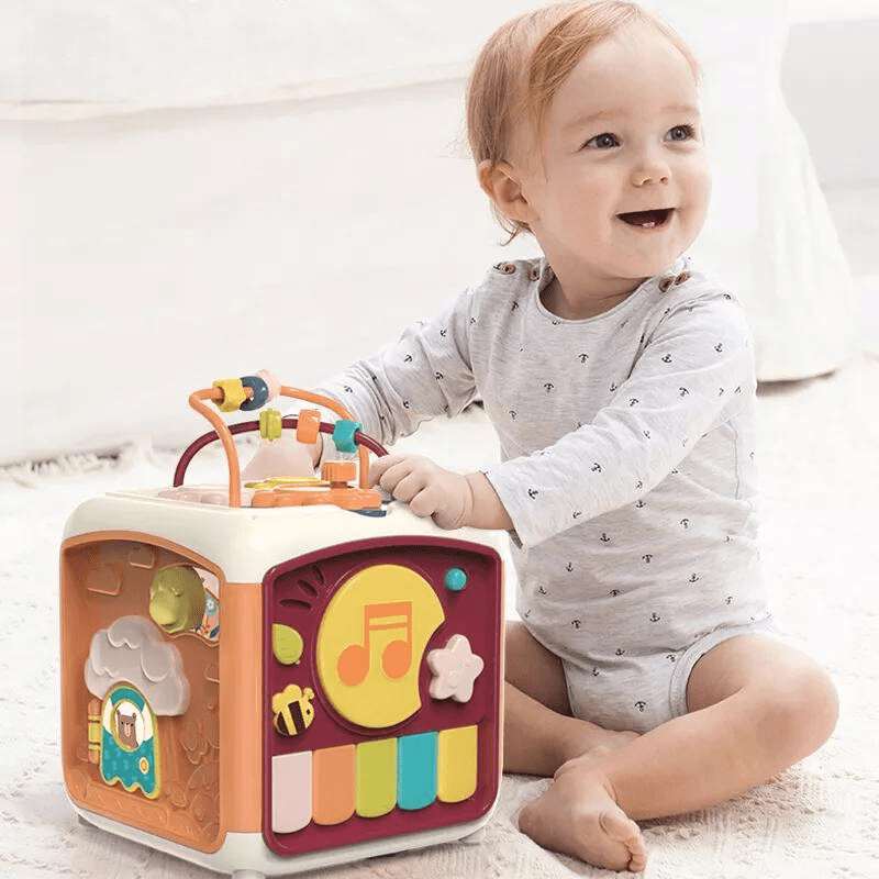 Brinquedos Educativos | Cubo Musical 7 x 1 - 6~36 Meses - Ama Mamma