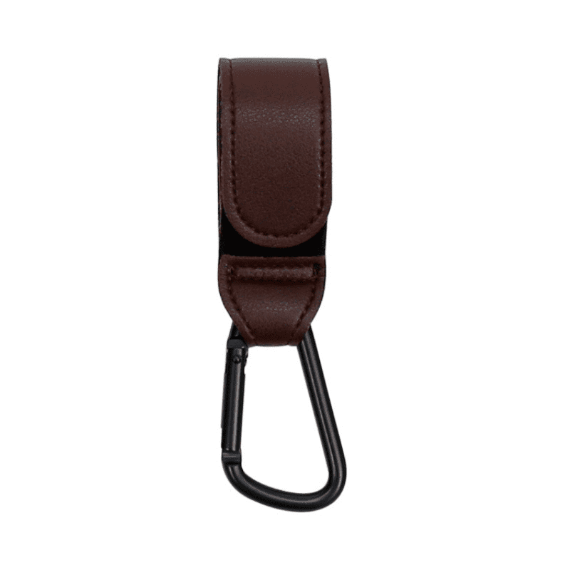 Gancho Carrinho de Bebê em Couro - Ama Mamma