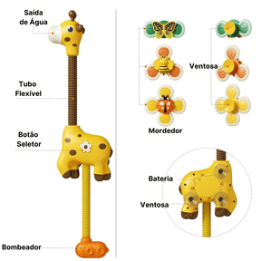 Brinquedos para Banho Divertido | Gira Shower - 6+Meses - Ama Mamma