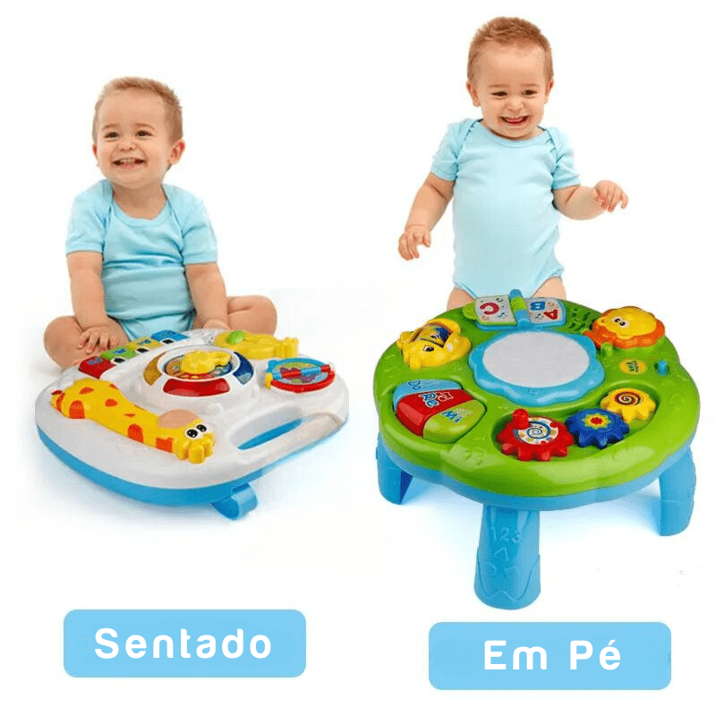 Brinquedos Educativos | Mesa Musical - 6+Meses - Ama Mamma