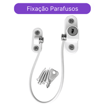 Trava de Segurança para Bebês Cabo de Aço com Chaves - Ama Mamma - Ama Mamma