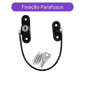 Trava de Segurança para Bebês Cabo de Aço com Chaves - Ama Mamma - Ama Mamma