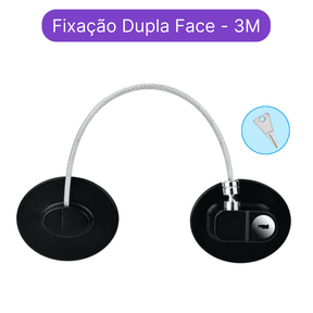 Trava de Segurança para Bebês Cabo de Aço com Chaves - Ama Mamma - Ama Mamma