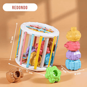 Brinquedos Montessoriano | Blocos de Forma Colorida - 0~36 meses - Ama Mamma
