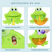 Brinquedos para Banho Divertido | Bolhas dos Bichinhos - 6+Meses - Ama Mamma