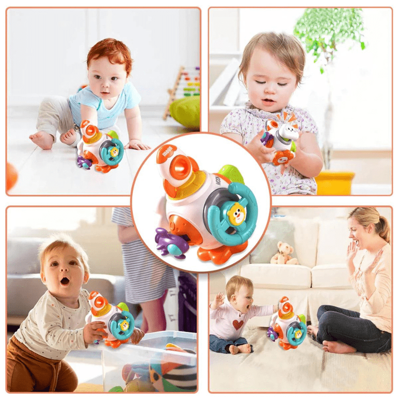Brinquedos Montessoriano | Desenvolvimento Sensorial Cubo 6 x 1 - 0~36 Meses - Ama Mamma