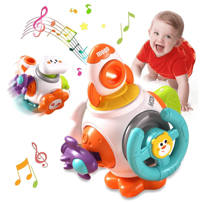 Brinquedos Montessoriano | Desenvolvimento Sensorial Cubo 6 x 1 - 0~36 Meses - Ama Mamma